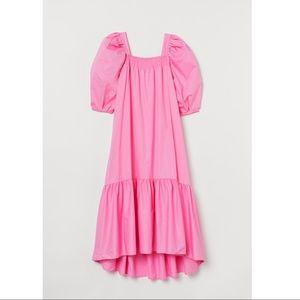 H&M Pink Puff Sleeve Dress